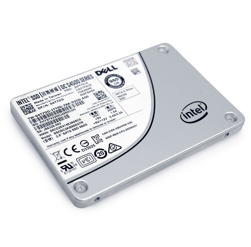Dell G14 345-BEFW 960GB 3 DWPD SATA 6Gb/s 3D TLC 2.5in Refurbished Mixed Use SSD (0X31G3_DELLG14_SR_16) thumbnail