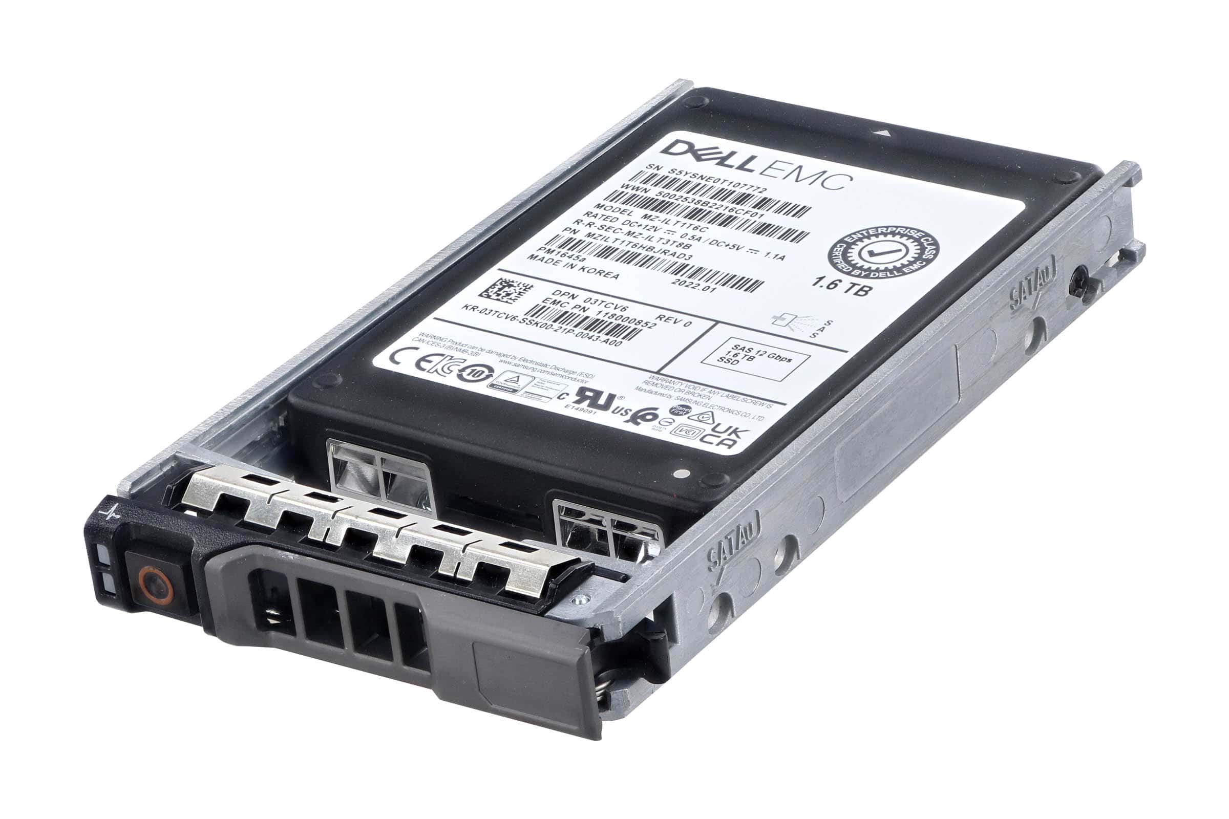 Dell G14 3TCV6 MZILT1T6HBJRAD3 1.6TB SAS 12Gb/s 3DWPD Mixed Use 2.5in Solid State Drive (3TCV6_G14) thumbnail