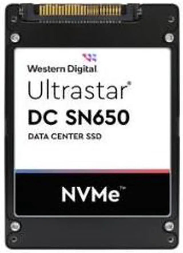 Western Digital SSD 7680GB WDC 2,5 Ultrastar SN650 U.3 15MM PCIe BICS5 SE intern (0TS2433) thumbnail