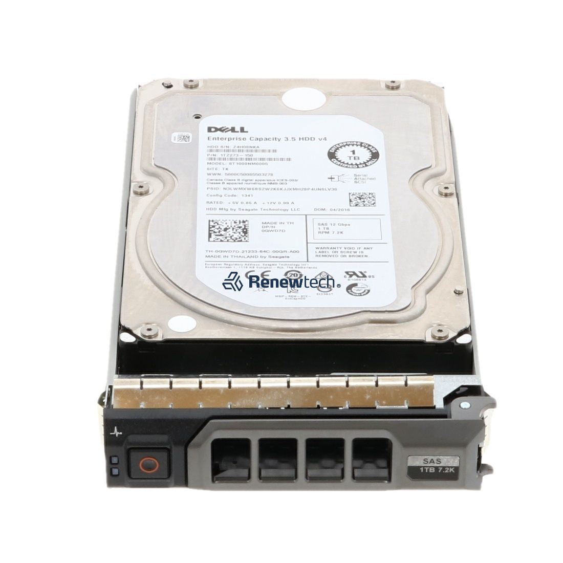 Dell G13 400-22718 1TB 7.2K RPM SAS 6Gb/s 512n 3.5 NearLine Hard Drive (400ALSB-40022718) thumbnail