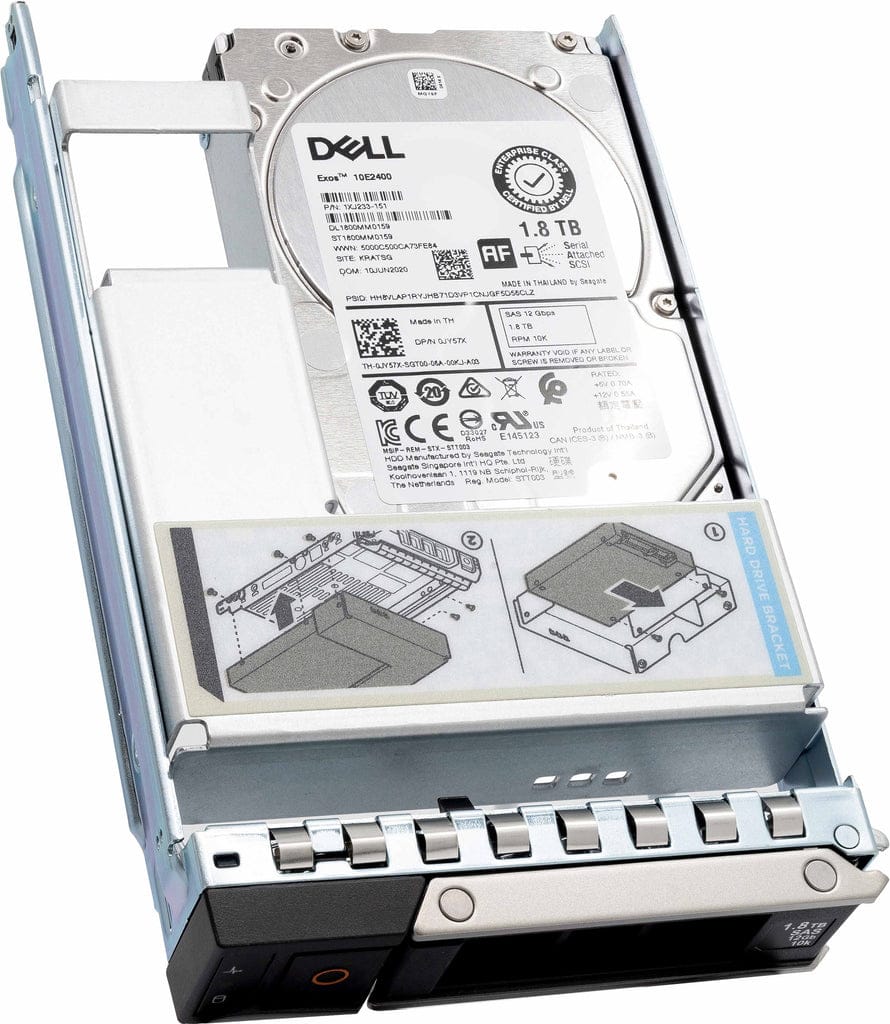 Dell G14 400-ATJS 1.8TB 10K RPM SAS 12Gb/s 512e 2.5 to 3.5 Hybrid Hard Drive (400ATJS-400ATJS_G14_CONVERT) thumbnail