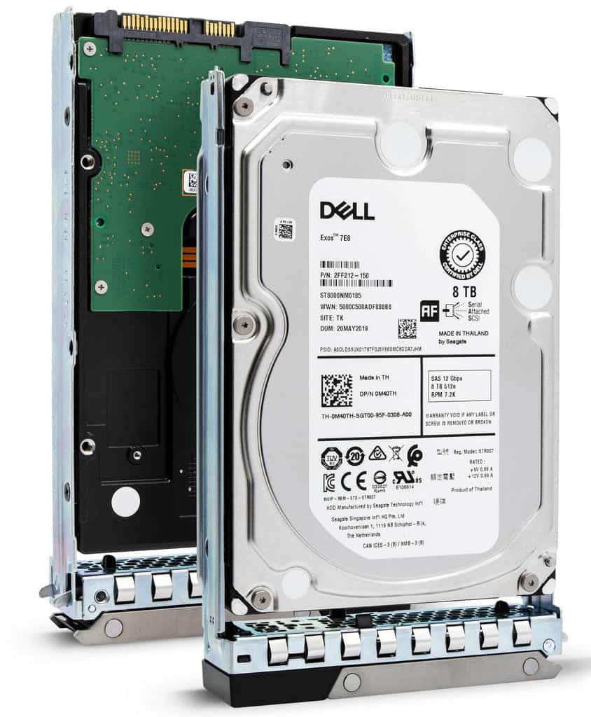 Dell G14 400-AUXC 8TB 7.2K RPM SAS 12Gb/s 512e 3.5 NearLine Hard Drive (400ATKR-400AUXC) thumbnail