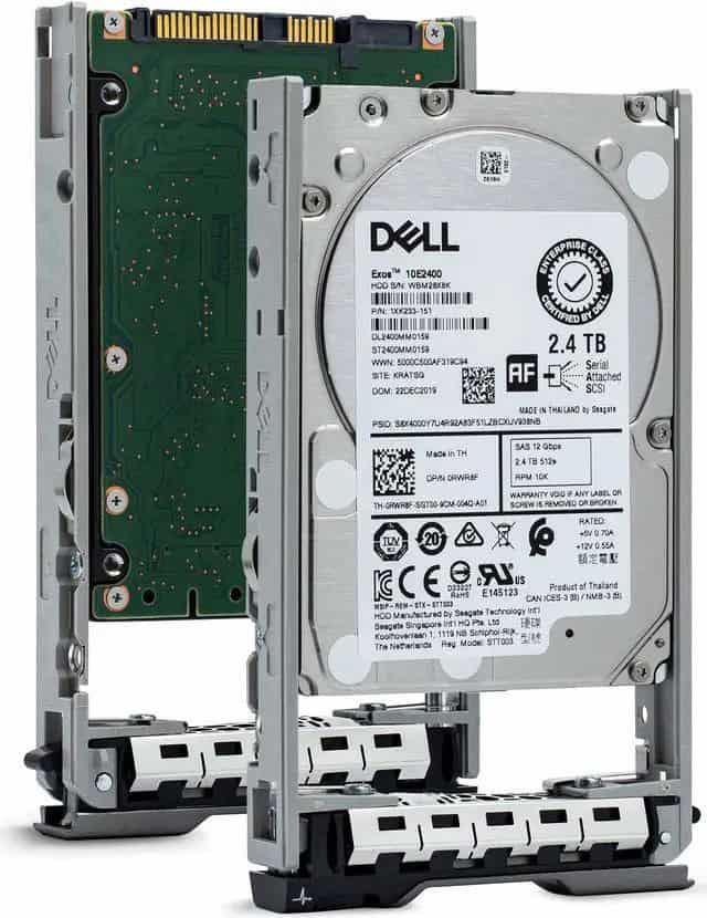 Dell G13 400-AUQX 2.4TB 10K RPM SAS 12Gb/s 512e 2.5 Hard Drive (400AUQX-400AUQX) thumbnail