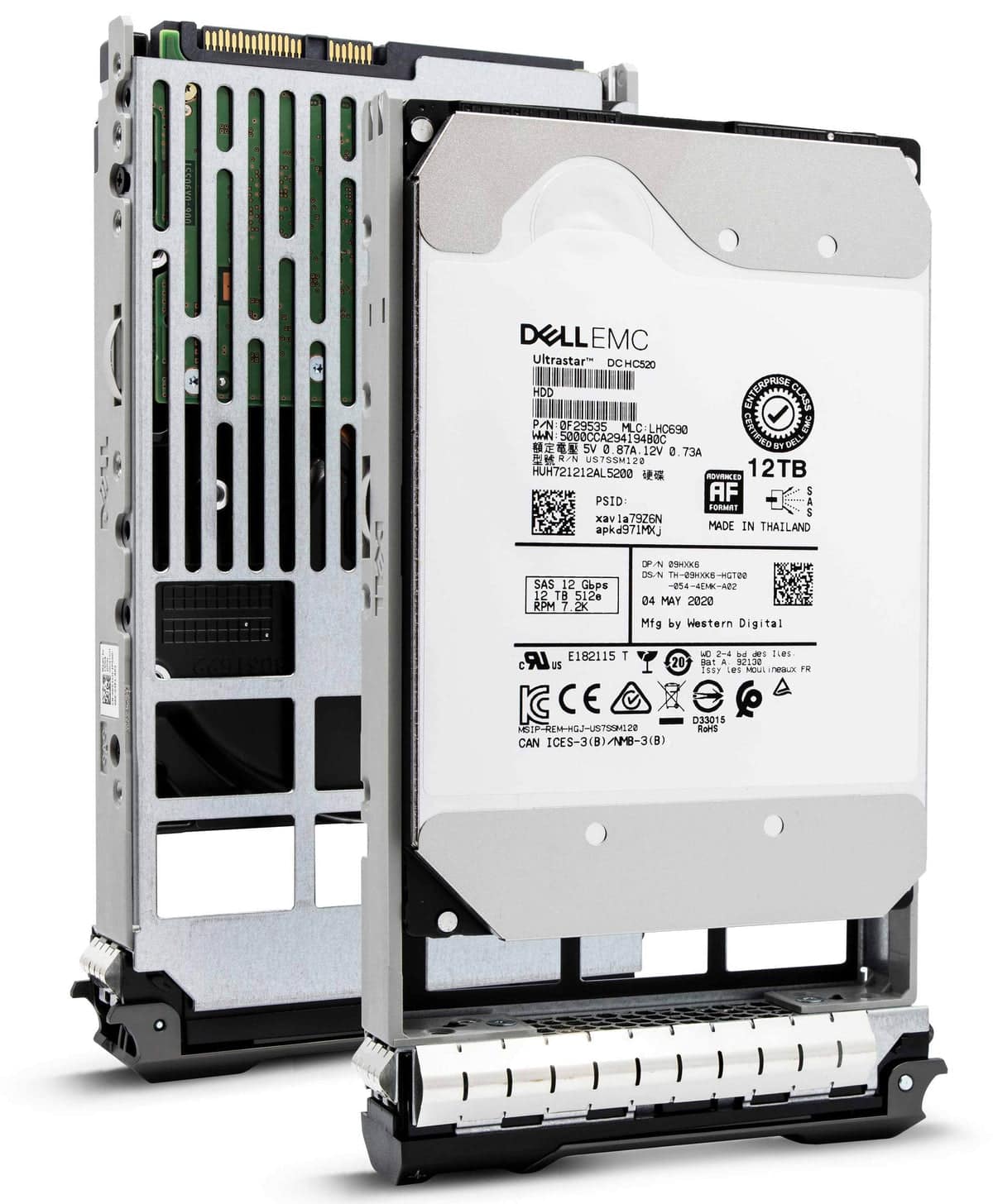 Dell G13 400-AUUT 12TB 7.2K RPM SAS 12Gb/s 512e 3.5 NearLine Hard Drive (400AUTD-400AUUT) thumbnail
