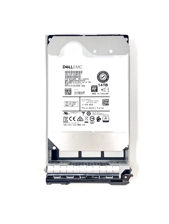 Dell G13 0PY7WD 14TB 7.2K RPM SAS 12Gb/s 512e 3.5 Hard Drive (400BFWT) thumbnail