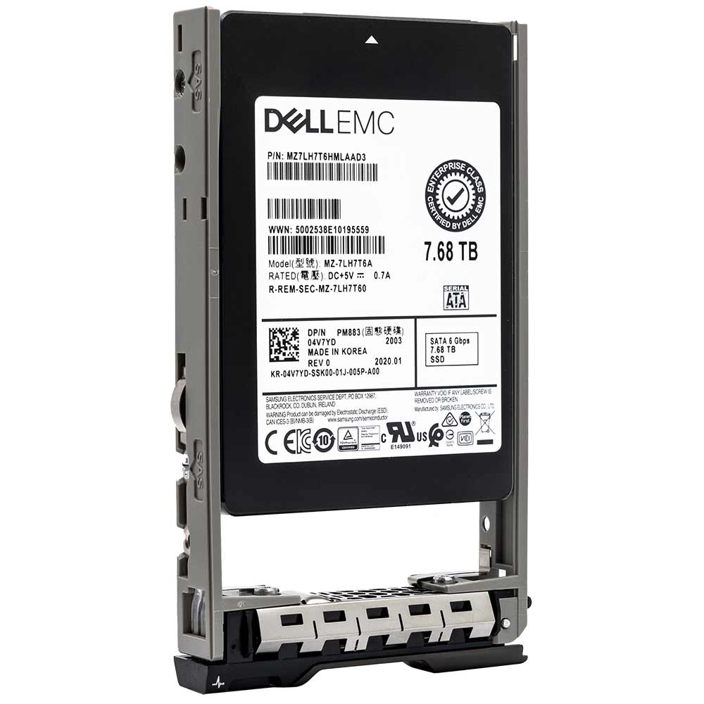 Dell G13 4V7YD 7.68TB SATA 6Gb/s TLC 2.5in Solid State Drive (4V7YD-4V7YDG13) thumbnail
