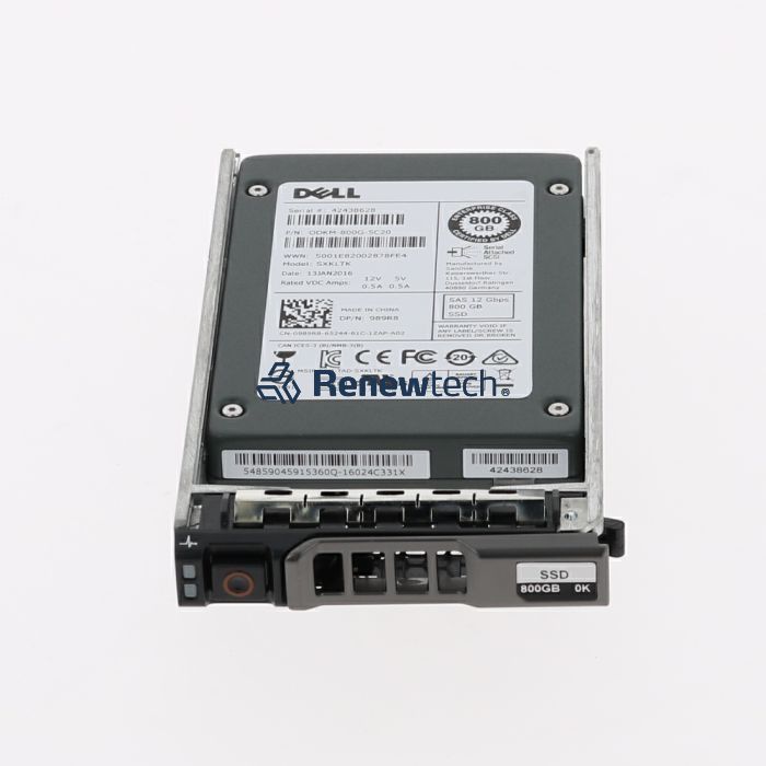 Dell PM1645a GW8T1 MZILT800HBHQAD3 800GB SAS 12Gb/s 3DWPD Mixed Use 2.5in Solid State Drive (GW8T1_NOTRAY) thumbnail