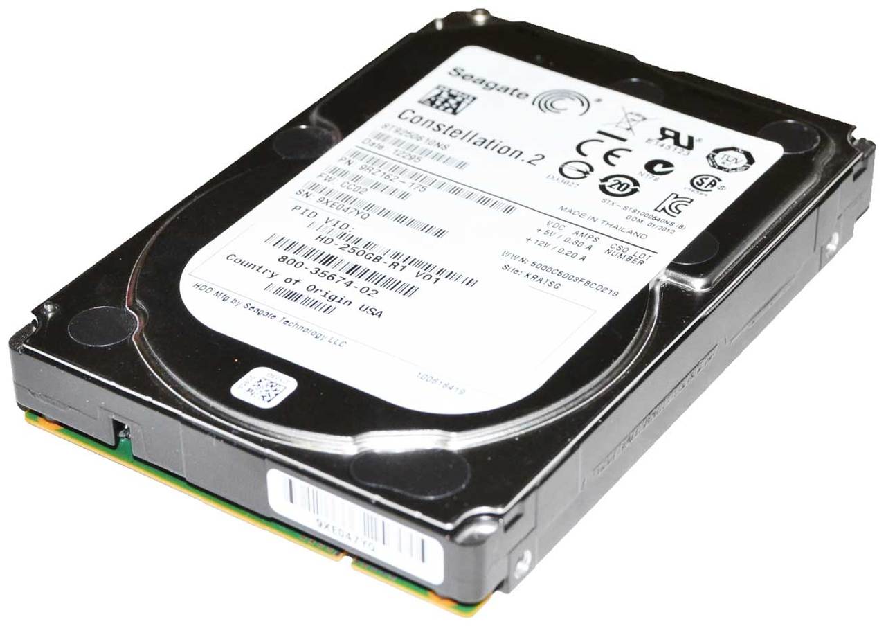 Dell Constellation.2 HC79N 250GB 7.2K RPM SATA 6Gb/s 512n 2.5in Hard Drive (HC79N-HC79N) thumbnail