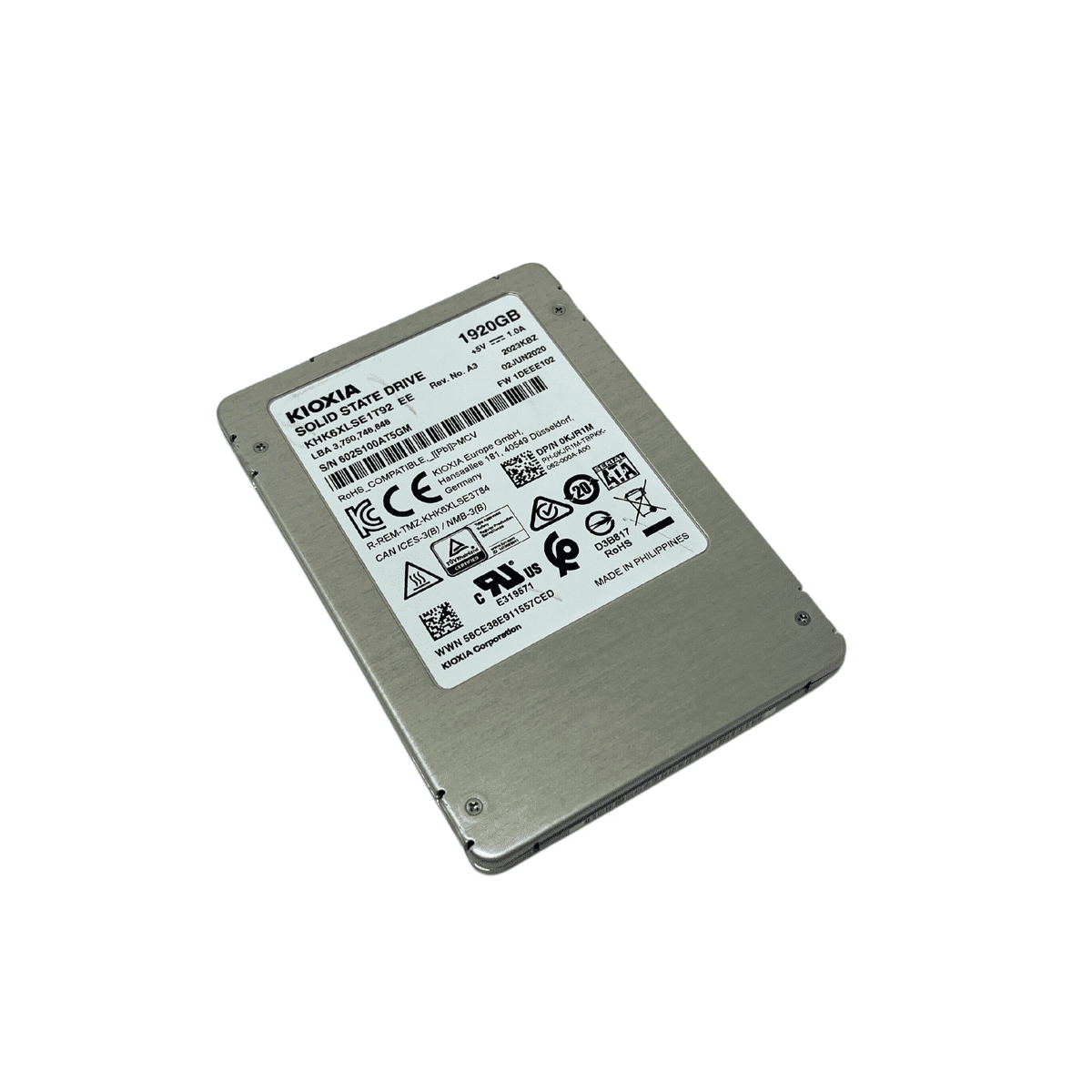 Dell G14 0KXNX5 1.92TB 0.6 DWPD SATA 6Gb/s 3D TLC 2.5in SSD (KHK6XLSE1T92-T-DELL_DELLG14_NB_10) thumbnail