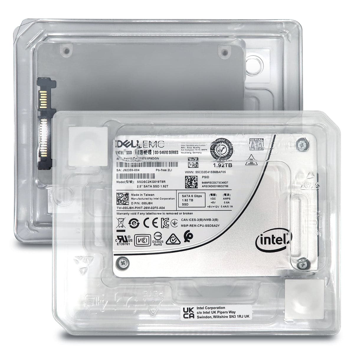 Dell G13 400-BCWB SSDSC2KG019T8R 1.92TB SATA 6Gb/s 3D TLC 3DWPD 2.5in Refurbished SSD (SSDSC2KG019T8R-DELL_G13_SR_46) thumbnail