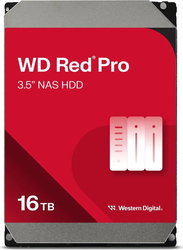 Western Digital 16TB WD161KFGX WD Red Pro NAS 7200 RPM 512MB (WD161KFGX) thumbnail
