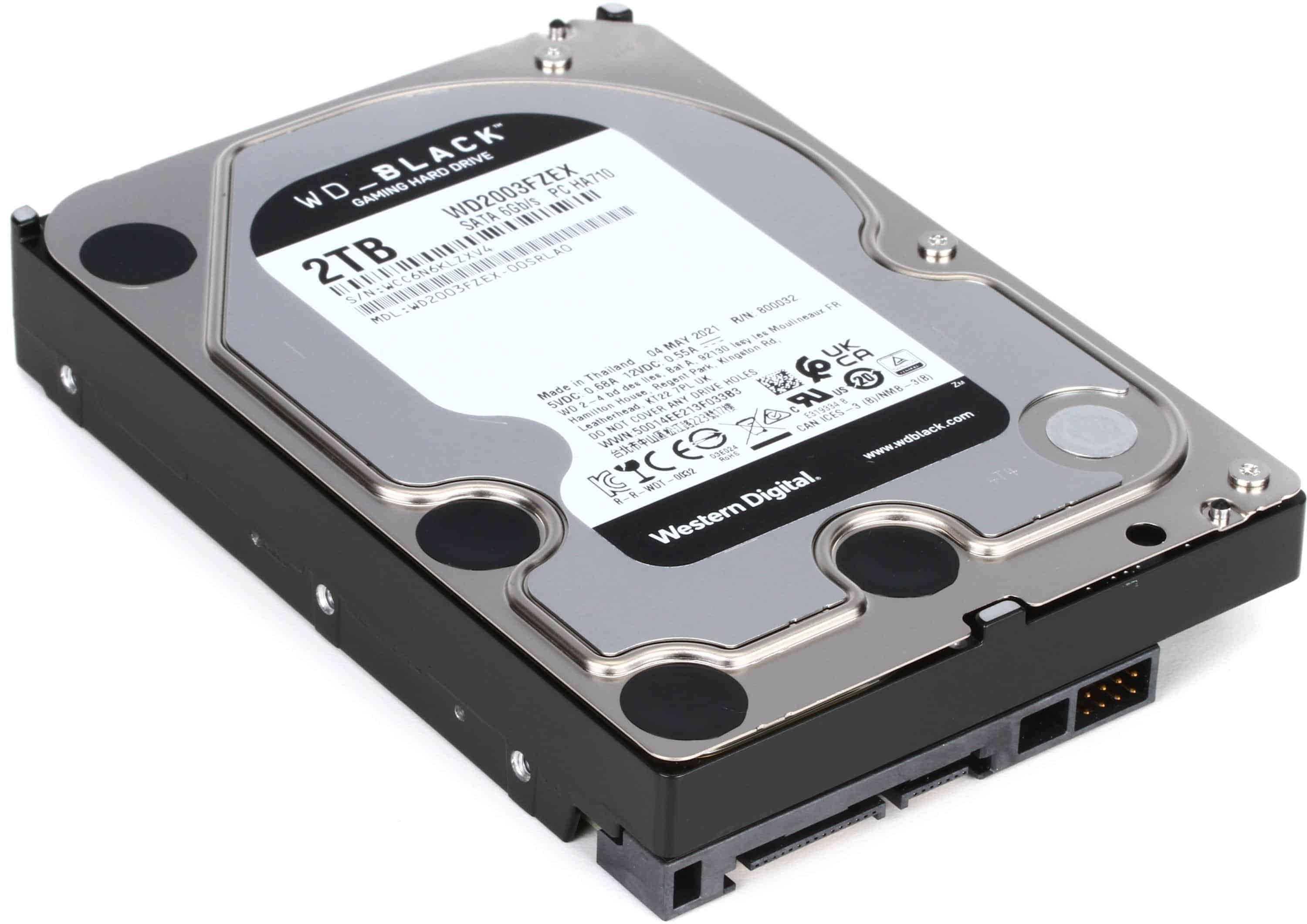 Western Digital WD Black 3,5 HDD 2TB 7200RPM 64MB SATA 6Gb/s (WD2003FZEX) thumbnail