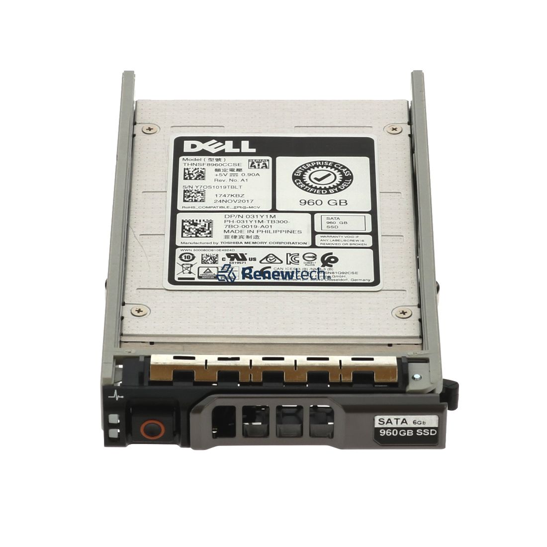 Dell G13 0T2G0Y SSDSC2KG960G8R 960GB SATA 6Gb/s 3D TLC 3DWPD 2.5in Solid State Drive (SSDSC2KG960G8R-DELL_G13_NB_41) thumbnail