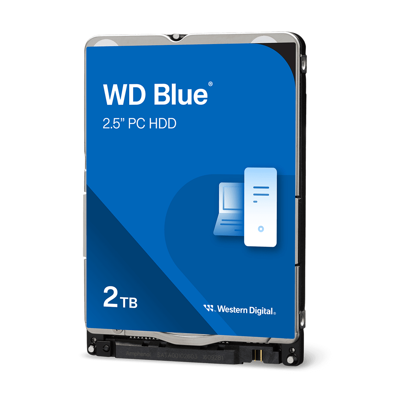 Western Digital HARD DRIVE 2TB BLUE 9.5MM 2.5IN SATA (WD20SPZX) thumbnail