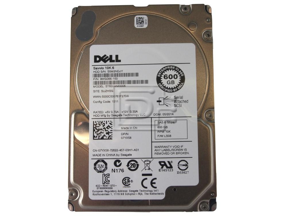 Dell G13 ST600MM0006 600GB 10K RPM SAS 6Gb/s 64MB 2.5 Hard Drive (ST600MM0006) thumbnail