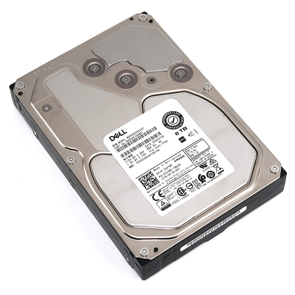 Dell MG06SCA XX7MT 8TB 7.2K RPM SAS 12Gb/s 4Kn 3.5in Hard Drive (XX7MT) thumbnail