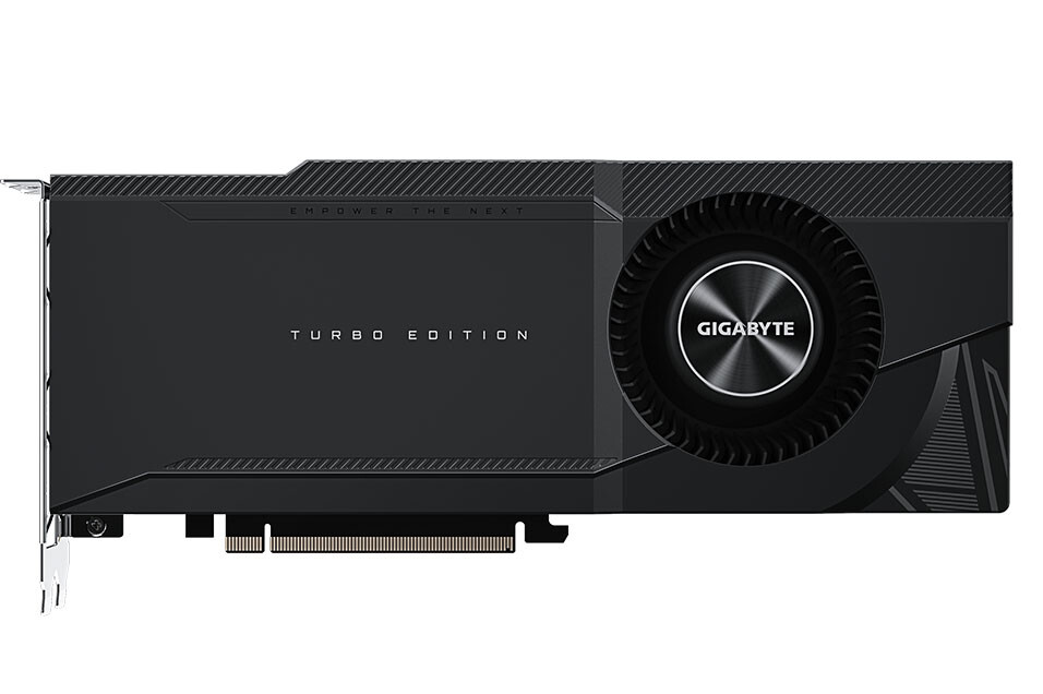 Gigabyte Nvidia GeForce RTX 3090 TURBO 24GB GDDR6X PCIe Gen 4.0 x16 Refurbished Workstation Graphics Card (GIG-NVIDIA-3090TURBO-REF) thumbnail