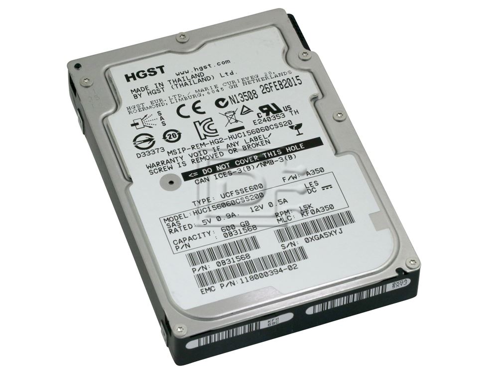 Hitachi Ultrastar C15K147 HUC151414CSS600 0B23723 147GB 15K RPM SAS 6Gb/s 2.5 Hard Drive (HUC151414CSS600_0B23723) thumbnail