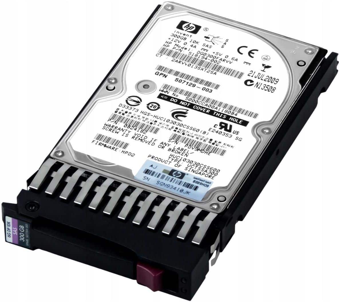 HP Gen7 493083-001 300GB 10K RPM SAS 3Gb/s 16MB 2.5 Hard Drive (493083001) thumbnail