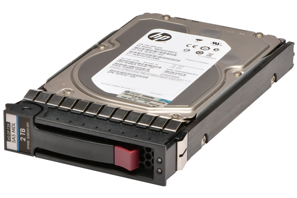 HP Gen7 508010-001 2TB 7.2K RPM SAS 6Gb/s 3.5 Hard Drive (508010001) thumbnail