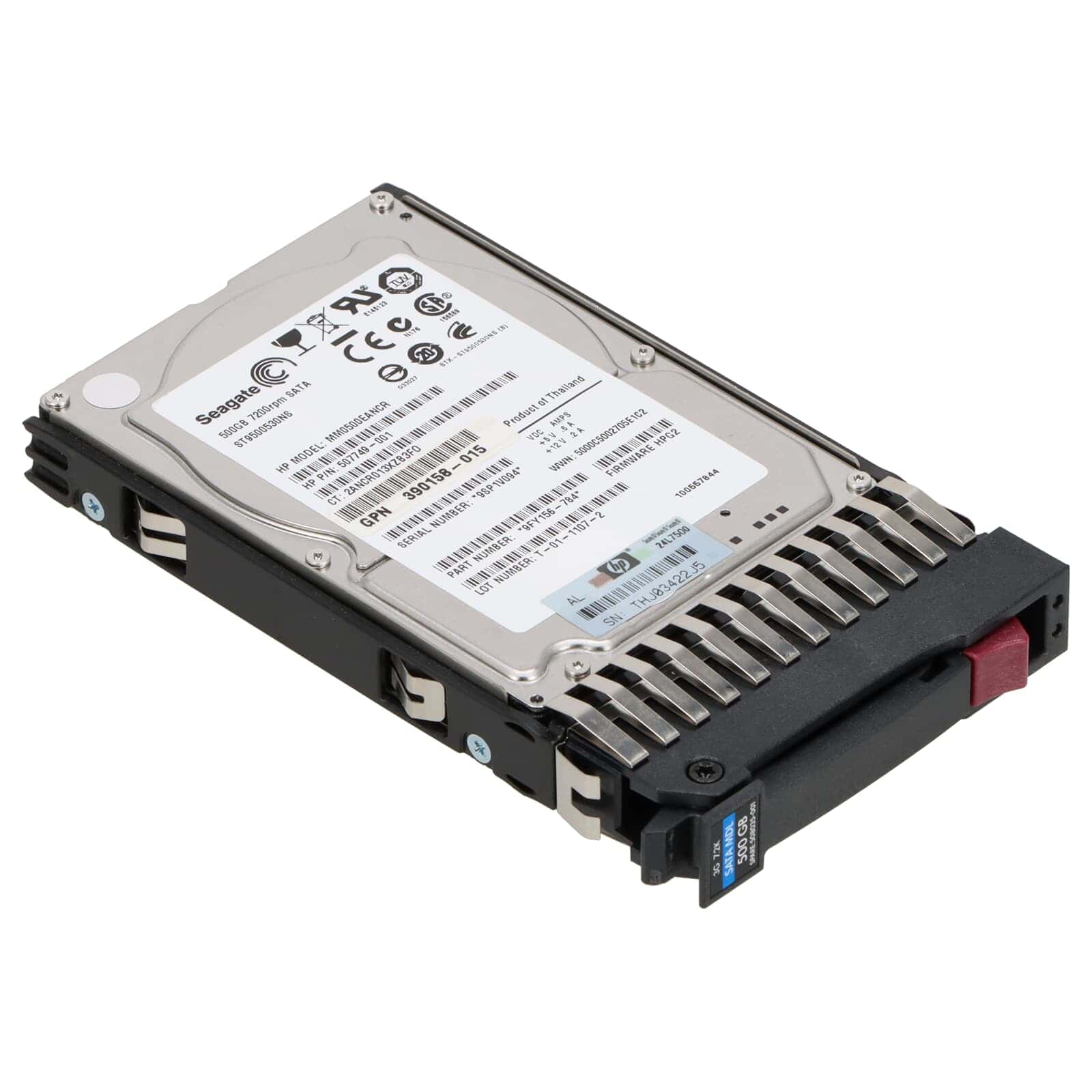 HP Gen7 508035-001 500GB 7.2K RPM SATA 6Gb/s 2.5 Hard Drive (508035001) thumbnail