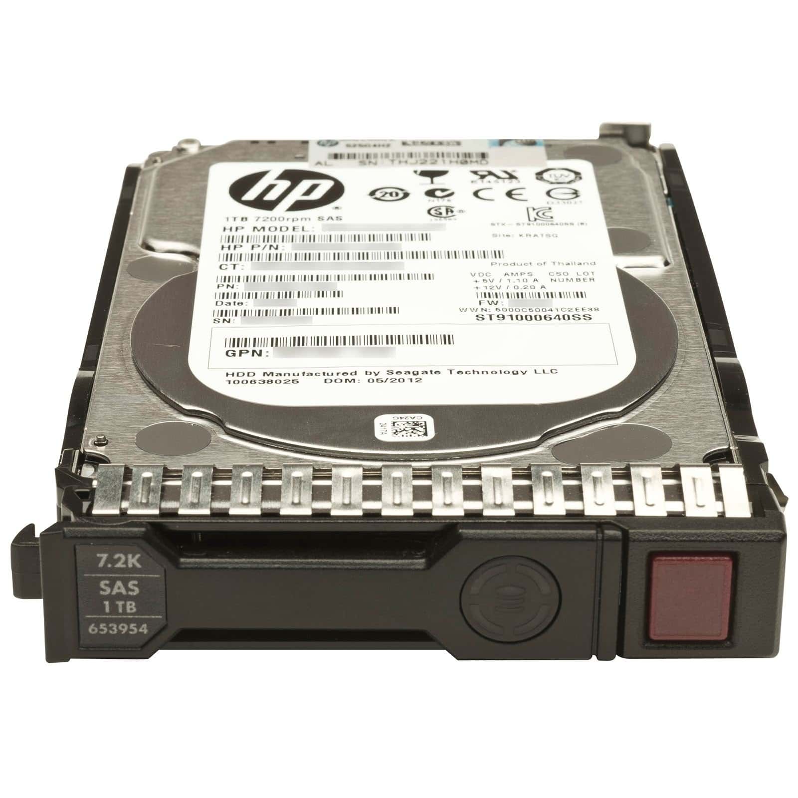 HP Gen8 652749-B21 1TB 7.2K RPM SAS 6Gb/s 2.5 Hard Drive (652749B21) thumbnail