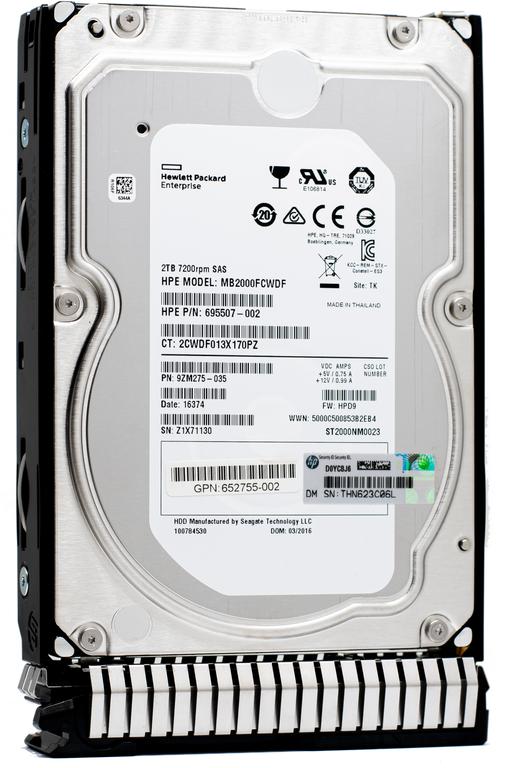 HP Gen8 652757-B21 2TB 7.2K RPM SAS 6Gb/s 3.5 Hard Drive (652757B21-652757B21) thumbnail