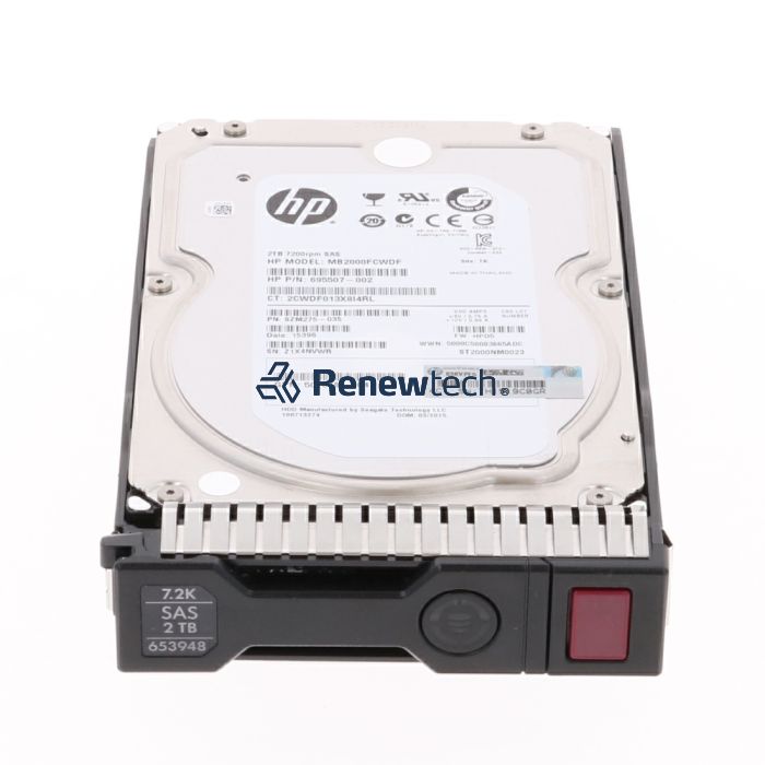 HP Gen8 695507-002 2TB 7.2K RPM SAS 6Gb/s 3.5 Hard Drive (652757B21-695507002) thumbnail