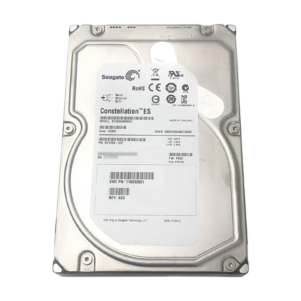 HP Gen8 ST2000NM0001 2TB 7.2K RPM SAS 6Gb/s 3.5 Hard Drive (652757B21-ST2000NM0001) thumbnail