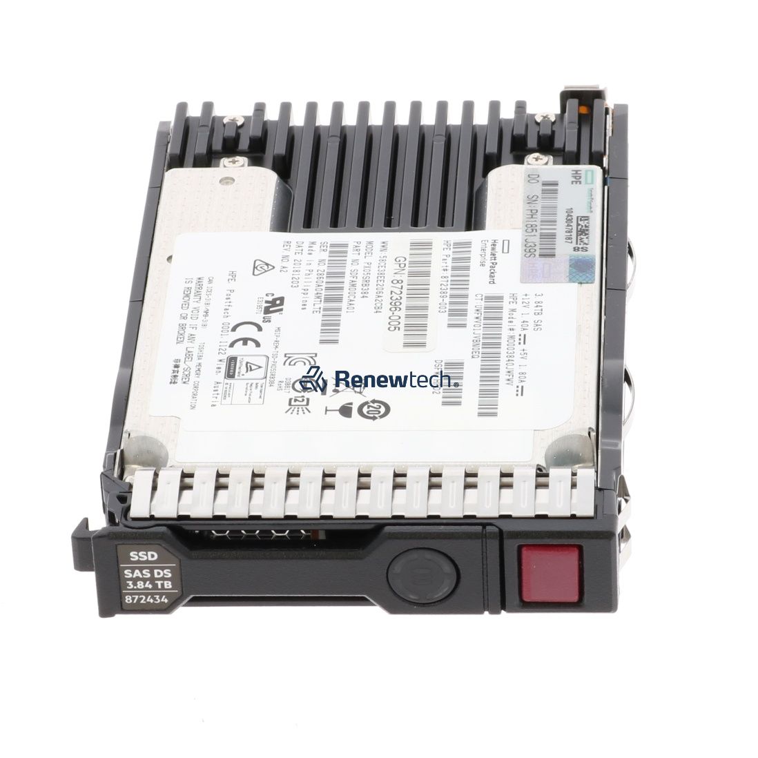 HP Gen8 872394-S21 3.84TB SAS 12Gb/s 2.5 Read Intensive Solid State Drive (872434-872394S21) thumbnail