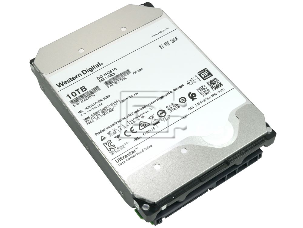 HP Generation 11 857968-001 10TB 7.2K RPM SAS 12Gb/s 512e 256MB 3.5in Refurbished HDD (HUH721010AL5204-0F27373-HP_HPG11_SR_3) thumbnail