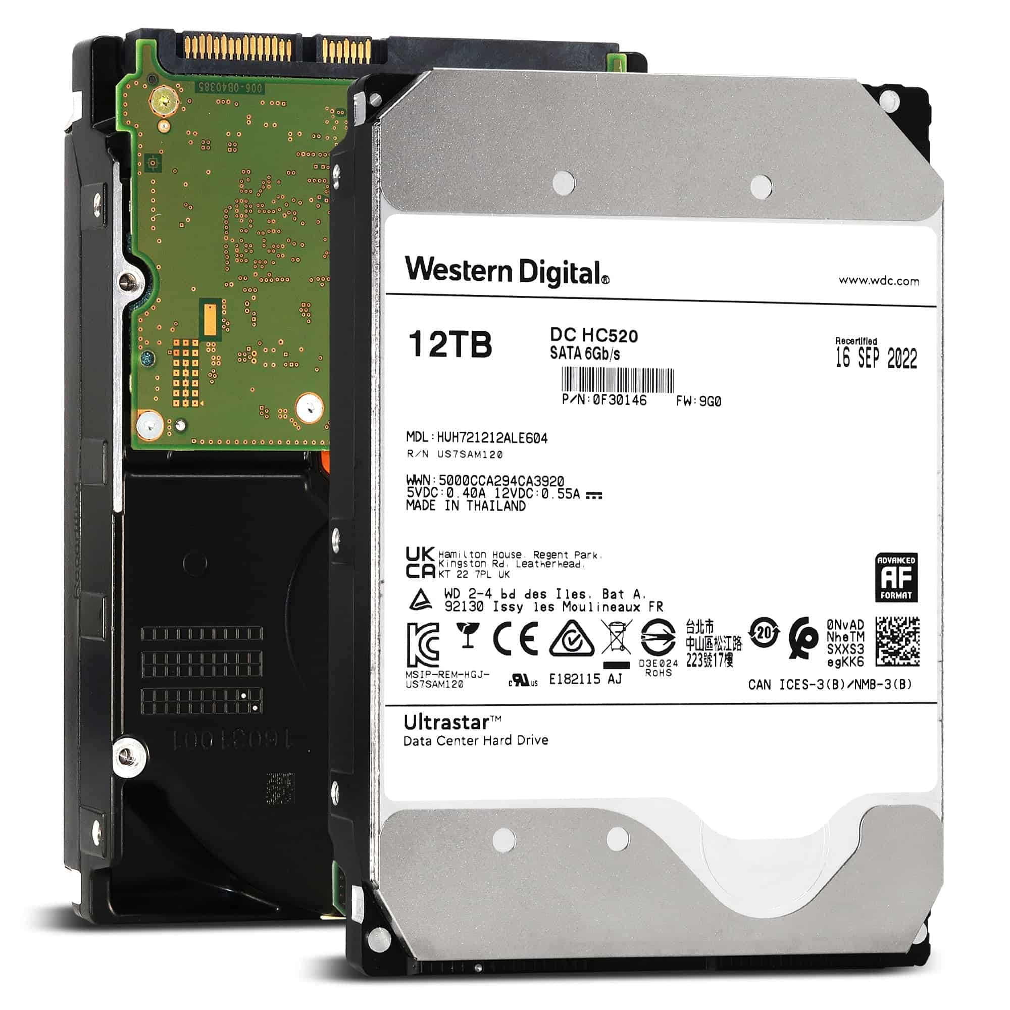 HP Gen8 881787-B21 12TB 7.2K RPM SATA 6Gb/s 512e 256MB 3.5 Hard Drive (HUH721212ALE604-881787B21) thumbnail