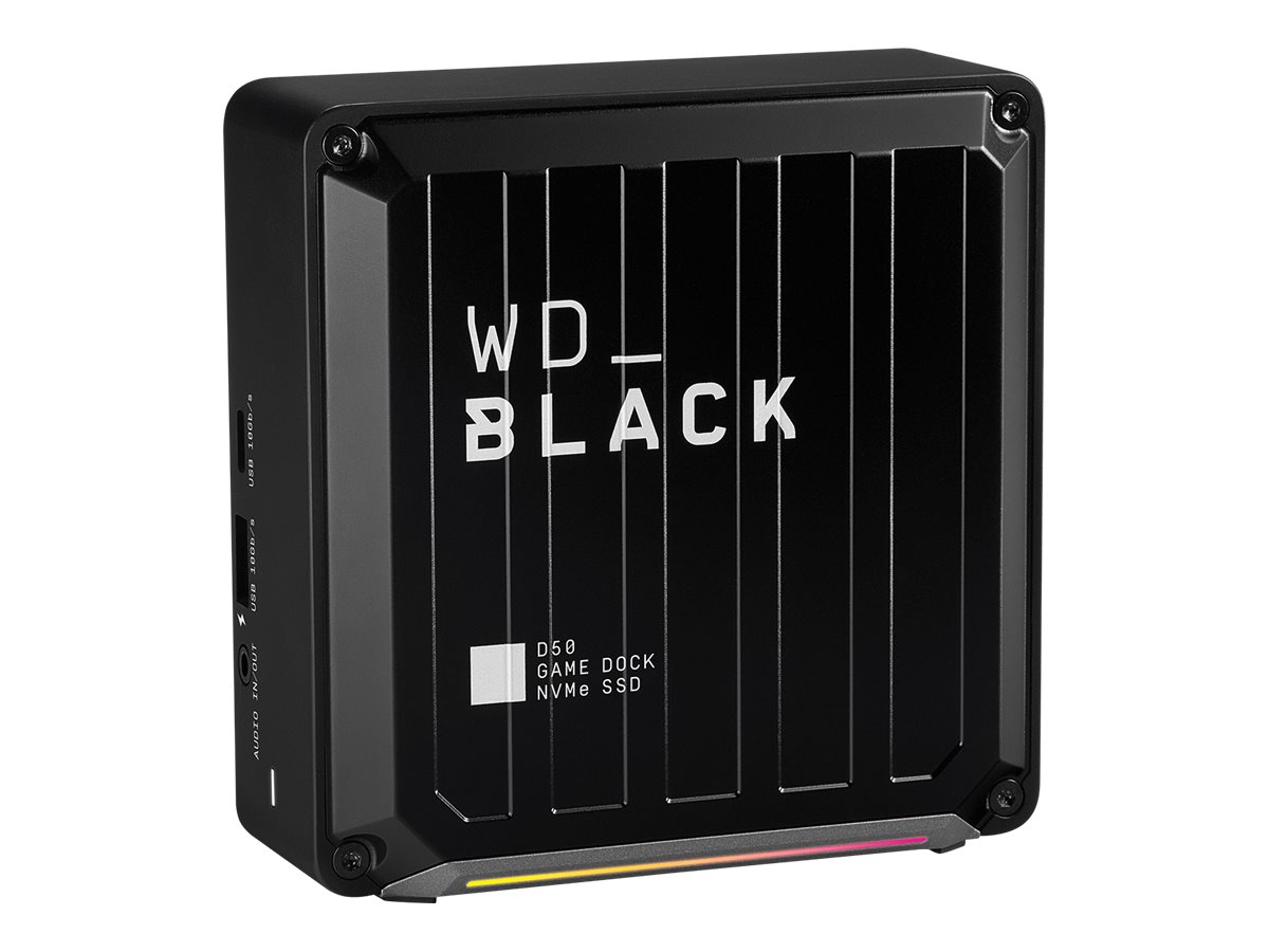 Western Digital WD_BLACK D50 Game Dock WDBA3U0010BBK - Dockingstation - Thunderbolt 3 - DP, Thunderbolt - HDD 1 TB - GigE - EMEA (WDBA3U0010BBK-EESN) thumbnail