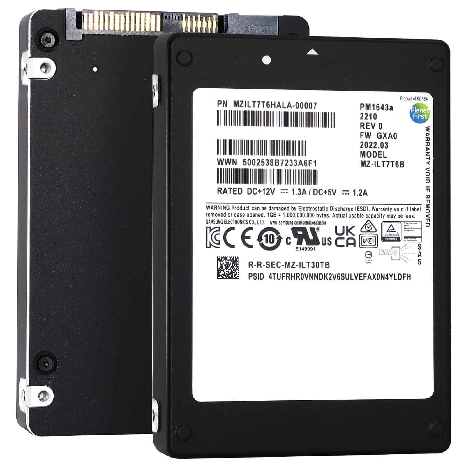 HP Generation 8 P04523-X21 7.68TB 1 DWPD SAS 12Gb/s 3D TLC 2.5in Recertified SSD (MZILT7T6HMLA-HP_HPG8_MR_15) thumbnail