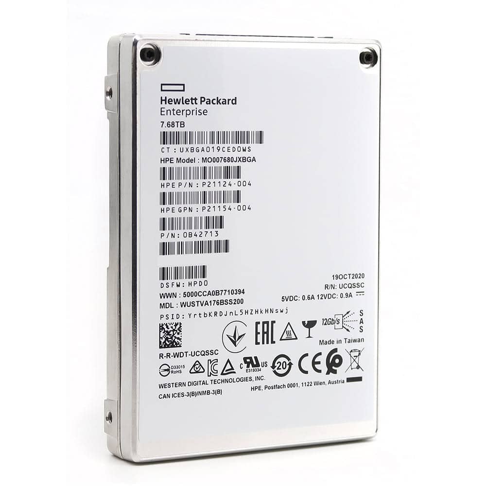 HP Ultrastar DC SS540 WUSTVA176BSS200 0B42398 7.68TB SAS 12Gb/s 2.5in Solid State Drive (WUSTVA176BSS200) thumbnail