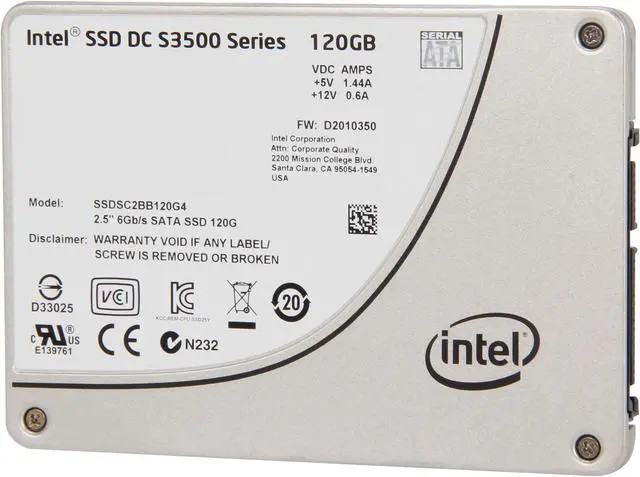 Intel DC S3500 SSDSC2BB120G401 120GB SATA 6Gb/s 2.5 Solid State Drive (SSDSC2BB120G401) thumbnail