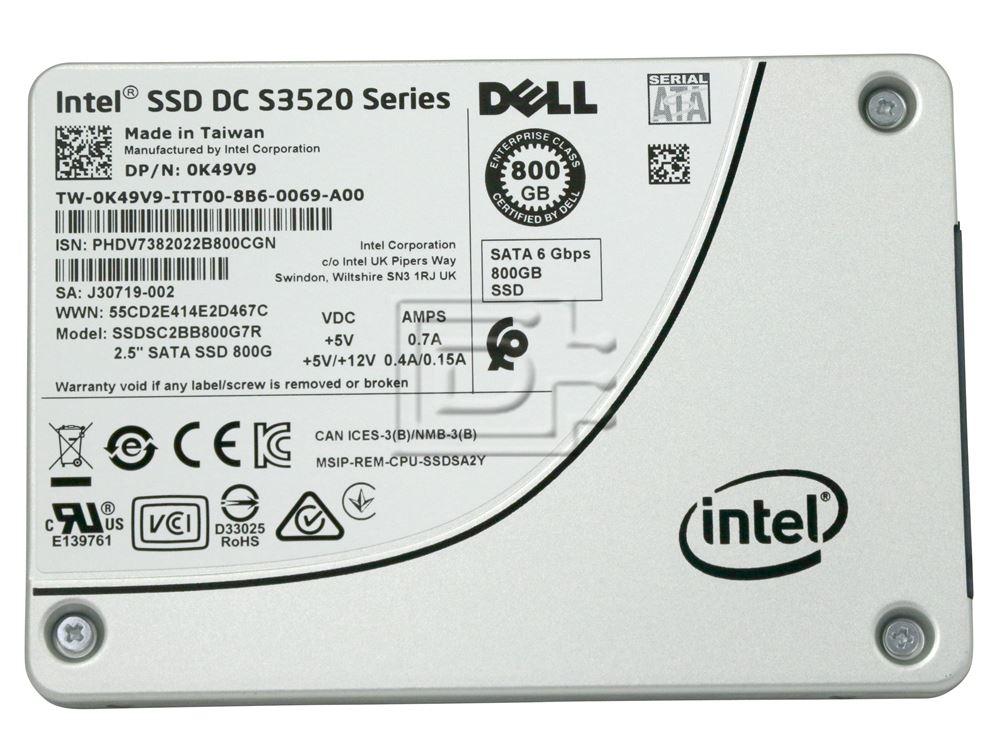Intel DC S3520 SSDSC2BB800G701 800GB SATA 6Gb/s 2.5 Solid State Drive (SSDSC2BB800G701) thumbnail