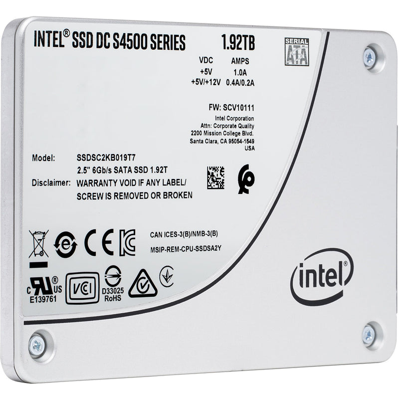 Intel DC S4500 SSDSC2KB019T701 1.92TB SATA 6Gb/s 2.5 Solid State Drive (SSDSC2KB019T701) thumbnail