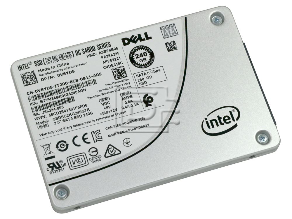 Intel DC S4500 SSDSC2KB240G701 240GB SATA 6Gb/s 2.5 Solid State Drive (SSDSC2KB240G701) thumbnail