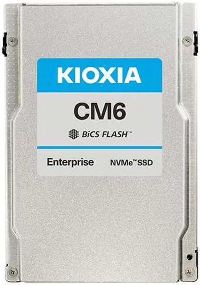 Kioxia CM6-R KCM6XRUL3T84 3.84TB 1 DWPD PCIe Gen 4.0 x4 8GB/s 3D TLC U.3 NVMe 2.5in SSD (KCM6XRUL3T84) thumbnail