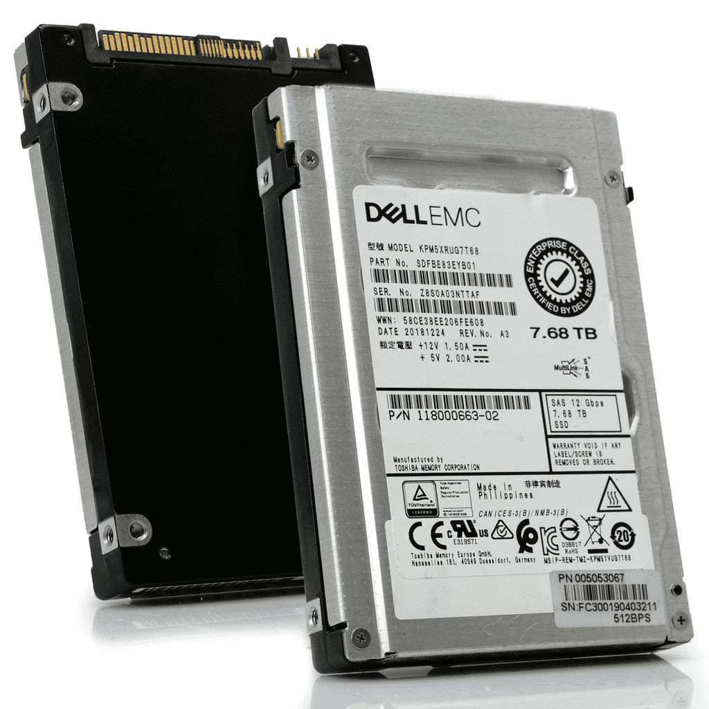 Kioxia Dell/Kioxia PM5-R KPM5XRUG7T68 7.68TB SAS 12Gb/s 2.5in Solid State Drive (KPM5XRUG7T68) thumbnail