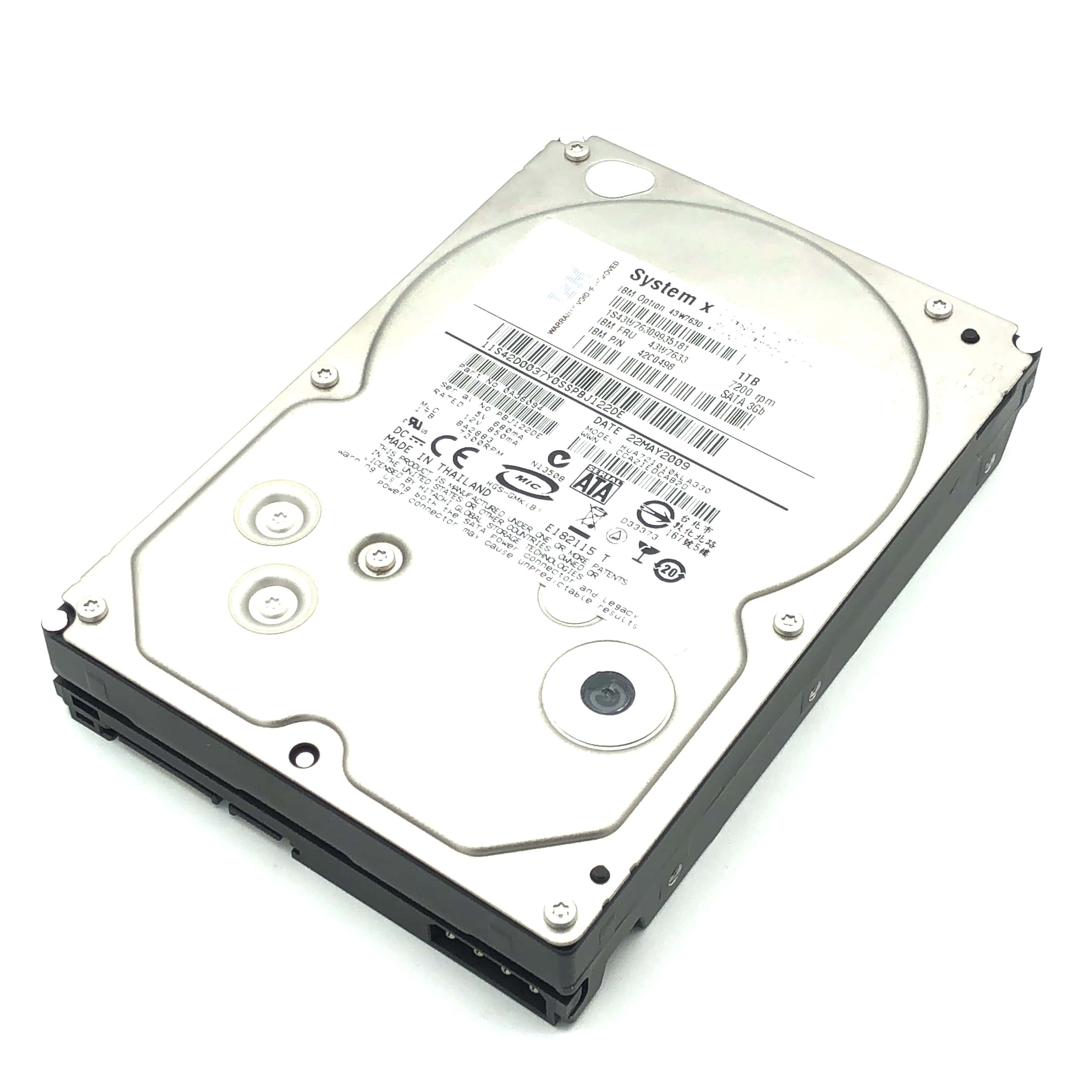 Lenovo IBM 43W7633 1TB 7.2K RPM SATA 3Gb/s 3.5 Hard Drive (43W7633) thumbnail