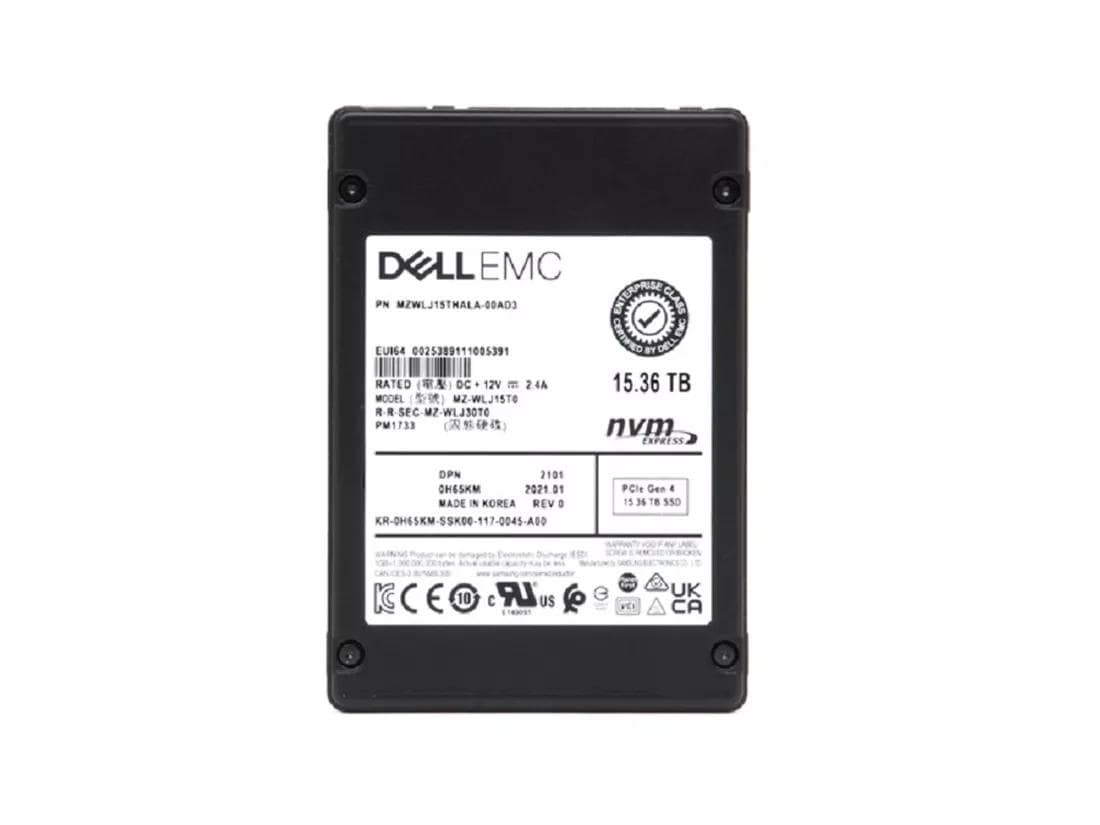 Lenovo IBM PM1723b MZ-WLL15TB MZWLL15THMLA-000M3 15.36TB PCIe Gen3 x4 3D TLC U.2 NVMe 2.5in Solid State Drive (MZWLL15THMLA) thumbnail