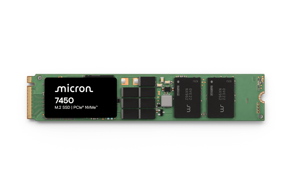 Micron 7450 Pro MTFDKBG1T9TFR 1.92TB 1 DWPD PCIe Gen 4.0 x4 8GB/s TLC NVMe M.2 22110 in Solid State Drive (MTFDKBG1T9TFR) thumbnail