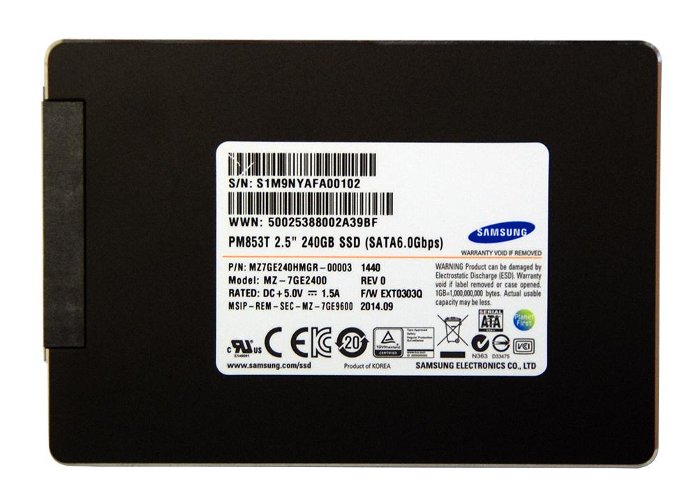 Samsung 845DC EVO MZ-7GE240 240GB SATA 6Gb/s 2.5 Solid State Drive (MZ7GE240HMGR) thumbnail
