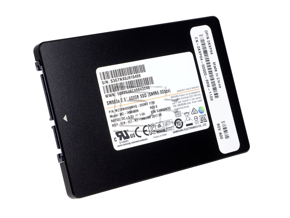Samsung SM863a MZ7KM480HMHQ 480GB SATA 6Gb/s 2.5 Solid State Drive (MZ7KM480HMHQ-MZ7KM480HMHQ) thumbnail