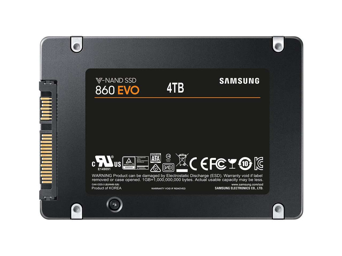 Samsung 860 EVO MZ7LH4T0HMLT 4TB SATA 6Gb/s 2.5 Solid State Drive (MZ7LH4T0HMLT-MZ7LH4T0HMLT) thumbnail