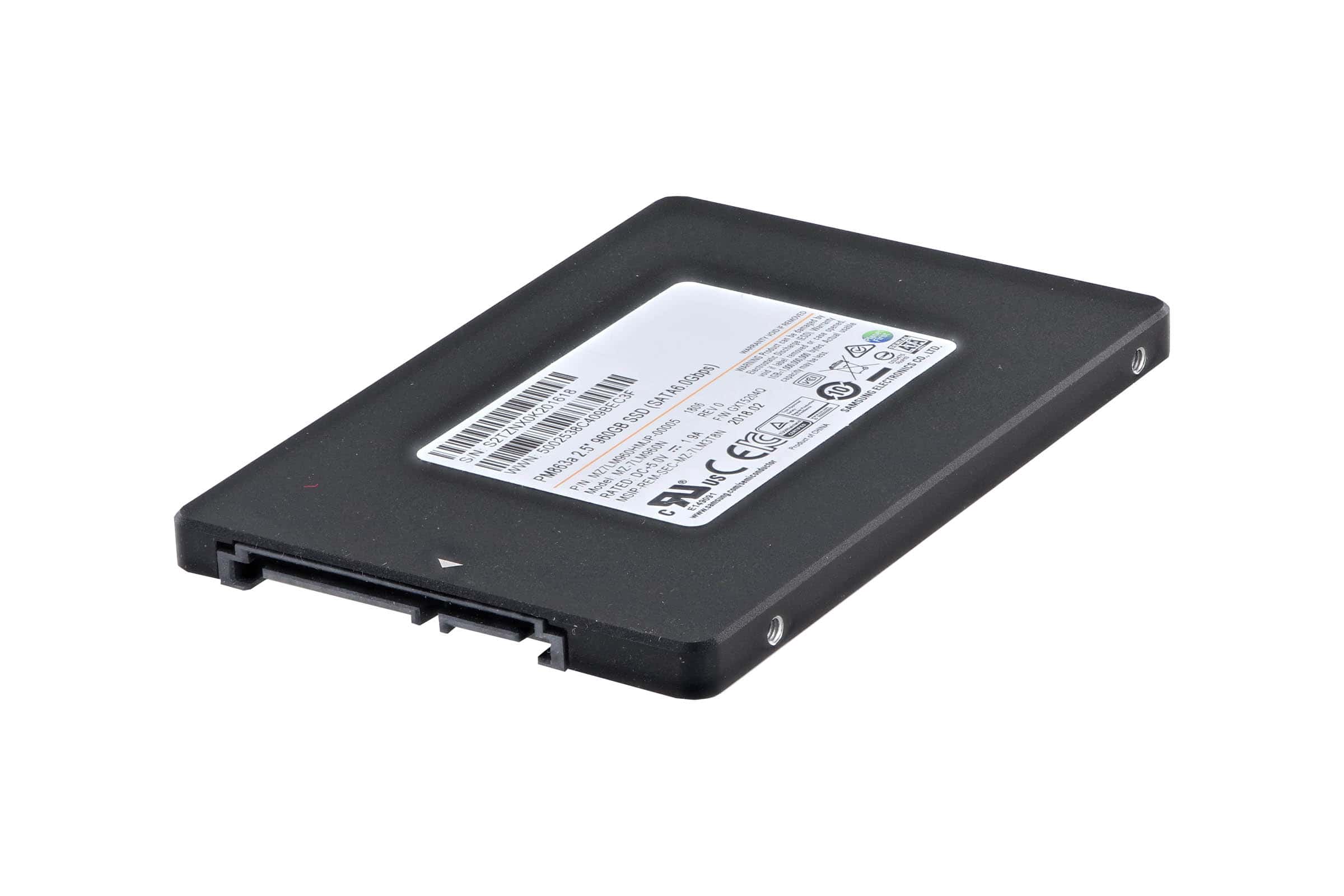 Samsung PM863a MZ-7LM960N 960GB SATA 6Gb/s 2.5 Solid State Drive (MZ7LM960HMJP-MZ7LM960N) thumbnail