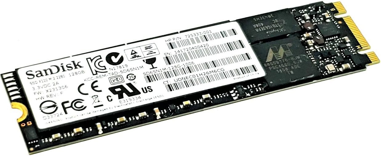 SanDisk x600 SD9TB8W-128G 128GB SATA 6Gb/s 2.5 SED Solid State Drive (SD9TB8W128G) thumbnail
