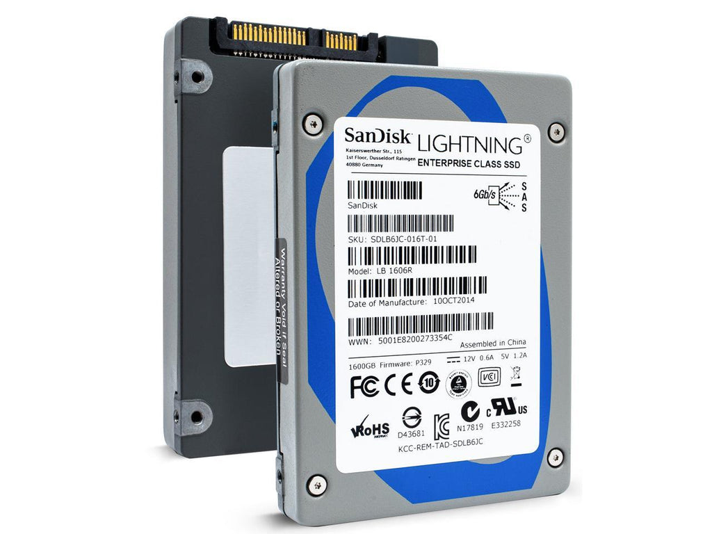 SanDisk Lightning SDLB6JC-016T-01 LB1606R 1.6TB SAS 6Gb/s 2.5 Read Intensive Solid State Drive (SDLB6JC) thumbnail